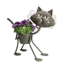 Metal Planter - Glamour the Cat Planter