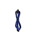 BitFenix Alchemy Multisleeve 45cm 6-Pin PCI-E Extension Cable - Blue Sleeve/Black Connector (BFA-MSC-6PEG45BK-RP)