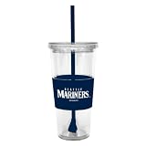 MLB Seattle Mariners Boelter Lidded Cold Cup with Straw
