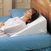 Foam Bed Wedge Pillow - 12 inch Foam Wedge Bed Pillow - A13078 03 12 INCH