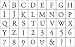 Printer's Type Alphabet - Rubber Stamps