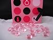 500 Diamond Table Confetti Wedding Bridal Shower Party Decorations 6 Carat/ 12mm pink