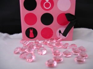 500 Diamond Table Confetti 12mm pink