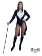Black Tuxedo Costume Miss Formalities Costume (Cane, Stockings and Boots not included)