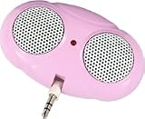 iDazzle Mini Hi-Fi Speaker for iPod, iPhone or MP3 Players (Pink)
