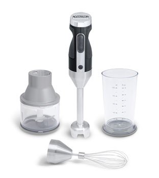 Viking VHB300 Hand Blender with Bonus Chopper Individual Pieces Cookware - Black