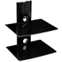 Cheetah Mounts AS2B 2 Shelf Wall Mount Bracket for LCD, LED and Plasma TV with Cable Management System