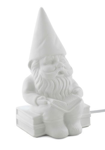 christmas Streamline Gnome Porcelain LampB004J0XXGA
