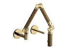 KOHLER K 6228 C13 BGD Karbon Wall Mount Kitchen Faucet with Gold Tube, Vibrant Brushed Gold 31AoKF4JGlL. SL160 KOHLER K 6228 C13 BGD Karbon Wall Mount Kitchen Faucet with Gold Tube, Vibrant Brushed Gold