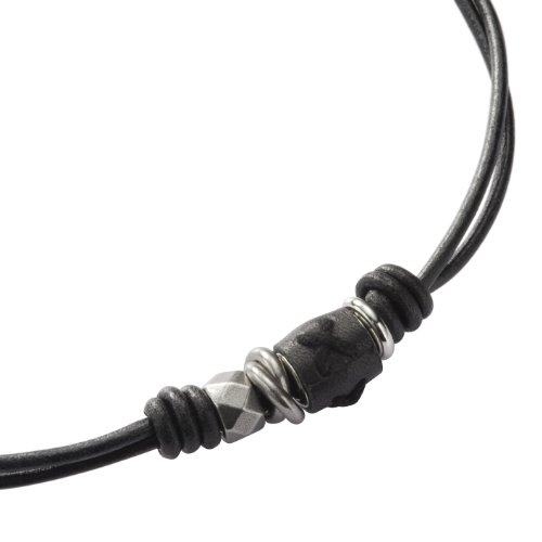 Fossil Herren-Kette Leder Vintage Beads JF85948040 Preisvergleich