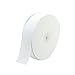 VATIN 1-1/2 Inches Double Face Solid Grosgrain Ribbon 50 Yards-Roll, (White)