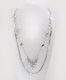 Double layered with Ball Chain Necklace with Free Shipping