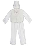 White Christening Baby Boy Long Tuxedo Suit, Special occasion suit