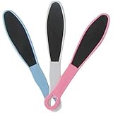 EVERMARKET(TM) Double Sided Foot Rasp File Callus Remover Pedicure Ellipse(Random Color)