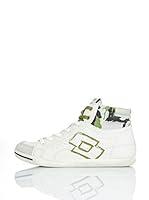 Lotto Zapatillas Abotinadas Wayne Mid Jr (Marfil / Verde)