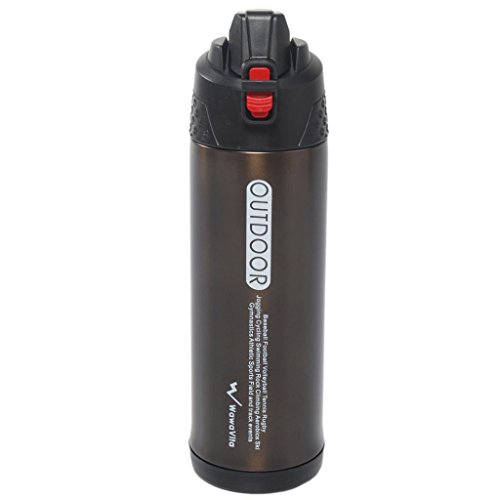 Stainless 25-ounce/750ml Thermos Double Walled Vacuum Flask, Stainless Steel Travel Mug, Drink Bottle, Stainless Steel Travel Mug,camping Bottle, Outdoor Vacuum Bottle, Sports Travel Mug, Brown