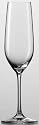 Schott Zwiesel Tritan Crystal Stemware Forte Collection Champagne Flute With Effervesence Points, Set of 6