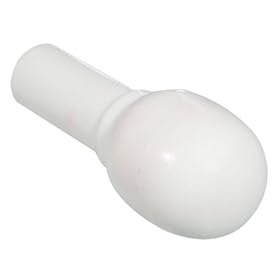 Europa Mushroom Non Rolling Cane Tip 1 2 inch White