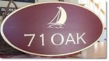 Address Wood Sign by CreateYourWoodSign.com