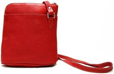 Ledonne LD-808 L-Zip Shoulder Bag, Red