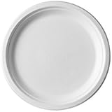 Eco-Products - Renewable & Compostable Sugarcane Plates - 9 inch Dinner Plate - (10 Packs of 50) EP-P013