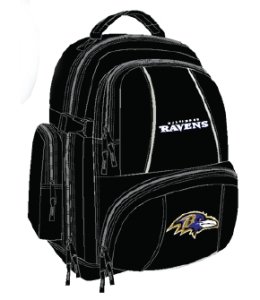 Baltimore Ravens Back Pack - Trooper Style