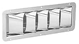 Attwood Stainless Steel Louvered Vent (4-3/8 x 11-5/16-Inch)