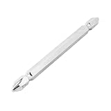 uxcell プラスドライバービット　ドライバー　ンメタル製　磁気ビット プラス 両頭ビット