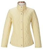 IMAGE OF TravelSmith Womens Diamond-Quilted Reversible Coat Buttercup/ White XL