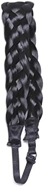 MeiruiHair Hair Braids Chuncky Braided Headband Hair Accessories Nine Colors