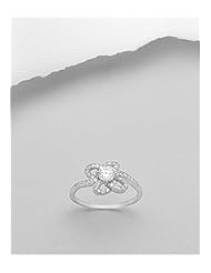 CZ Ring In 92.5 Sterling Silver
