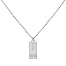 Moschino Cheap and Chic Stainless Steel Dog Tag Necklace by Moschino