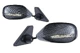 SuperSportMirror SuperSportMirror GT2ミラーLED カーボンルック/手動/右ハンドル　98-00 カローラ 9800gt