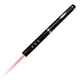 INFINITER LR16(Black)Wireless Presenter(Pocket Size)with Red Laser Pointer& Nano USB