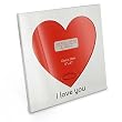 Heart Shaped I Love You Aluminium Photo