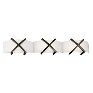 Buy American Fluorescent REV318RBEC Restoration Vanity Light, Oil Rubbed Bronze Frame, 34-Inch by American Fluorescent now!