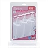 Coddlelife 360 Stage 1 Peristaltic Anti-colic Nipple, 3-pack