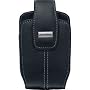 RIM Blackberry 8700 8700c 8700g 8703e Lambskin Leather Holster Case with Swivel Belt Clip (Black) - Hdw-11939-001