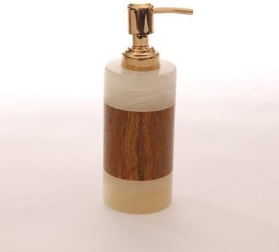 Lex Lighting CKLB-L Amber-Leaf Marble Lotion Dispenser