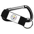 Pittsburgh Steelers Black Carabiner Keychain