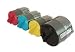 4 toner compatible cartridges rainbow pack for printers Xerox Phaser 6110, 6110N, 6110 N, 6110MFP, 6110 MFP, 06R01274 black, 106R01271 cyan, 106R01272 magenta, 106R01273 yellow