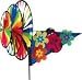 Outdoor Living : Ladybug Triple Wind Spinner Wind Spinner