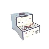 Teamson Sports Step Stool w/Storage Hand Painted