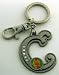 Tinker Bell Letter C Pewter Key Chain