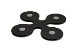 Epicurean 8-Inch Flower Trivet, Slate with Grey Button Feet