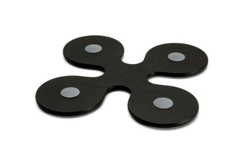 Epicurean 8-Inch Flower Trivet, Slate with Grey Button Feet