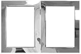 CHANNEL BORDER silver hinged by Reed & Barton - 5x7