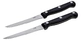 MIU France Serrated Steak Knives with Riveted Poly Handle, Set of 2
