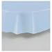 Baby Blue Plastic Table Cover Round 84