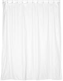 Carnation Home Fashions 72-Inch Wide by 78-Inch Long Vinyl Shower Curtain Liner - White